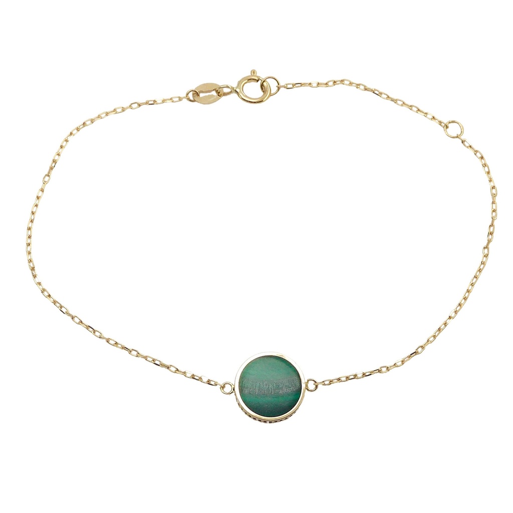 17CM MALACHITE BRACELET 