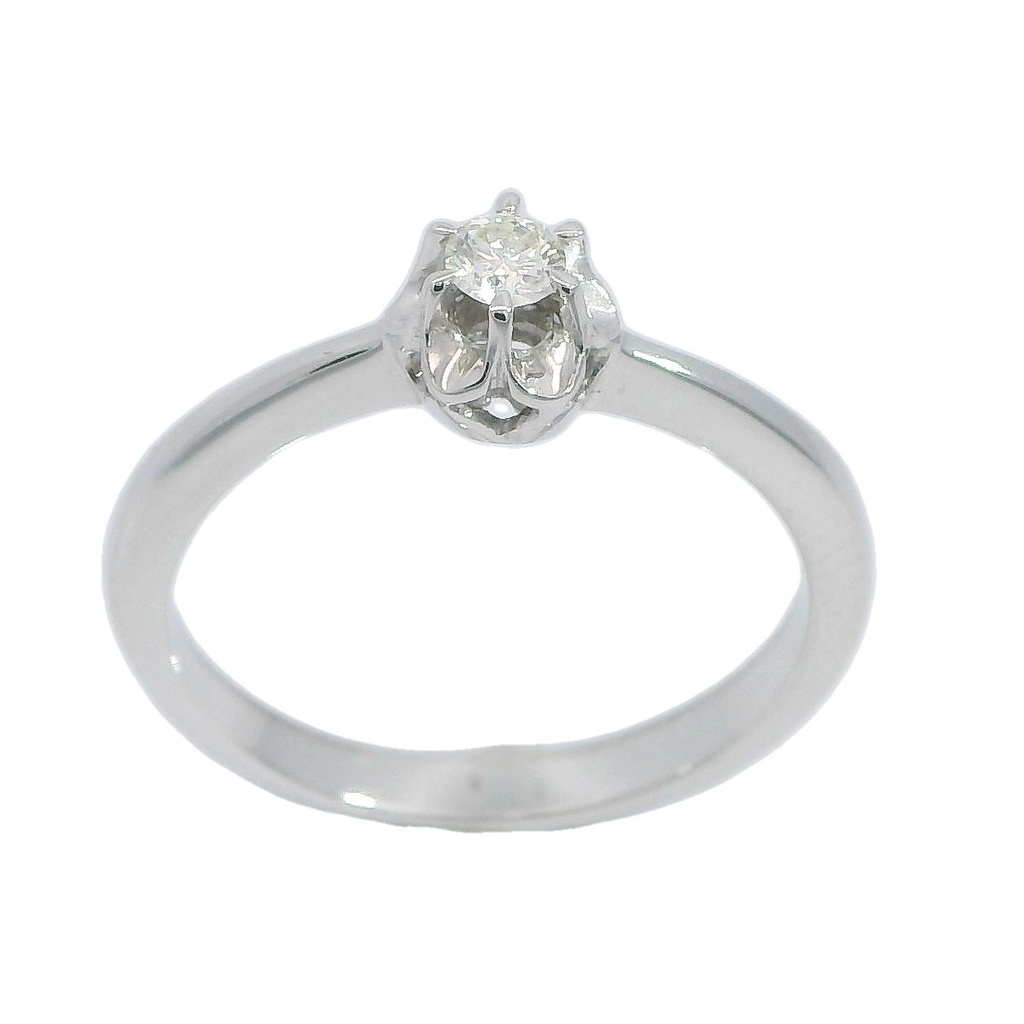 SOLITARIO BRILLANTE 3.5 MM VS-H 0.17 CT