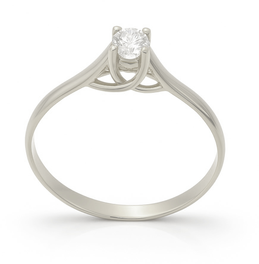 SOLITARIO BRILLANTE 3.50MM VS-H 0.17 CT
