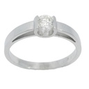 4  MM DIAMOND SOLITAIRE RING.0.25 CT.VS H