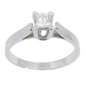 4 MM DIAMOND SOLITAIRE RING.0.25 CT.VS H