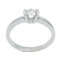 4 MM DIAMOND SOLITAIRE RING.0.25 CT.VS H