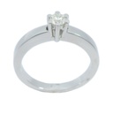 4MM DIAMOND SOLITAIRE RING.VS H 0.25 CT 