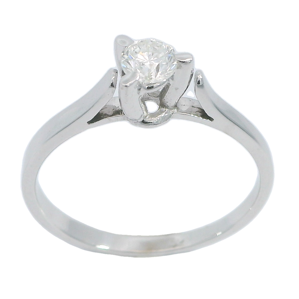 SOLITARIO BRILLANTE  4.0 MM VS-H 0.25 CT