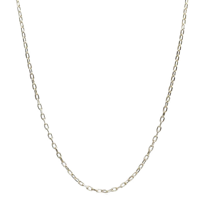 CADENA DE 45CM ORO BLANCO