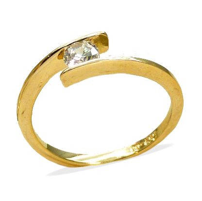 CZ SOLITAIRE RING 