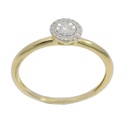 SORTIJA BRILLANTES DI 1RD 0.04 CT SI-H 18 SC 0.04