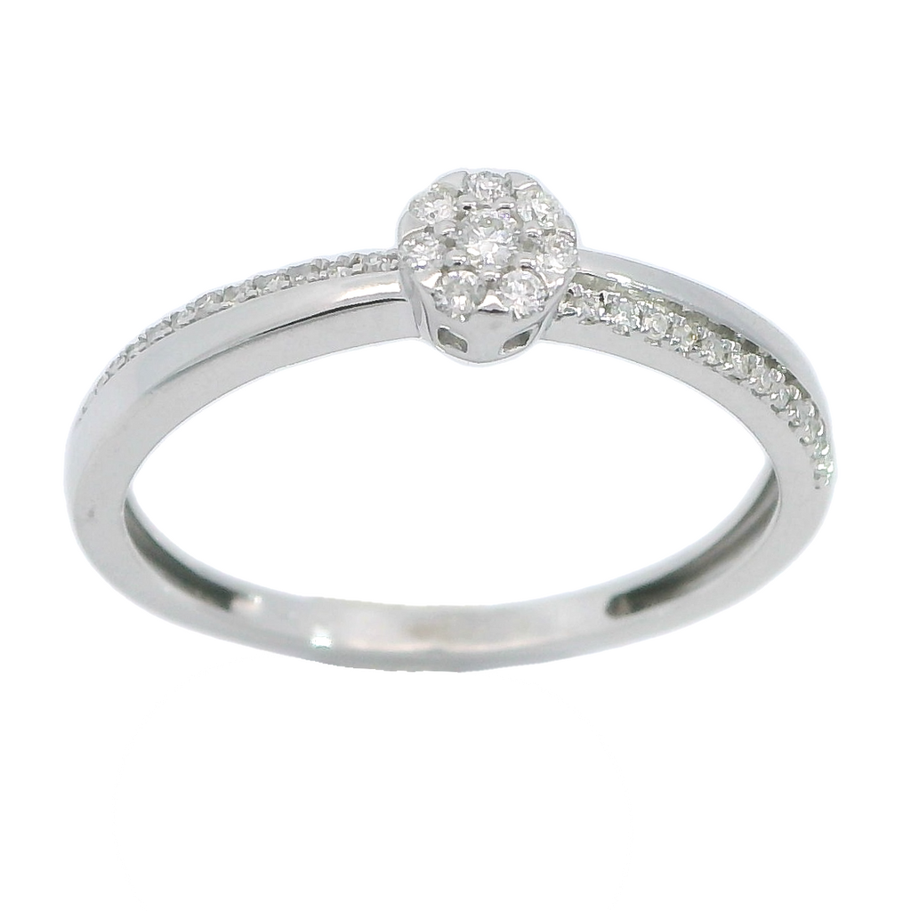 SI-H DIAMOND RING.0.13 CT TW