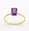 7x5MM AMETHYST RING