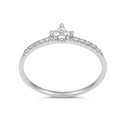 1.5MM DIAMONDS RING. H-SI 0.14 CT TW 