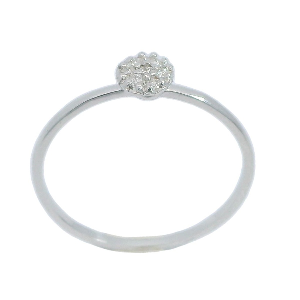 SORTIJA BRILLANTES DE 1.25MM Y 1MM H-SI 0.08 CT TW
