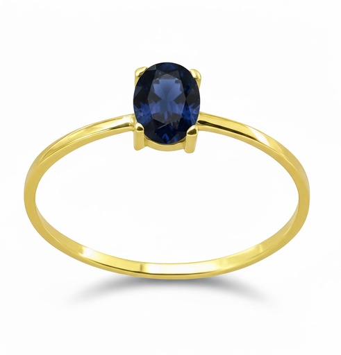 [5440/SZ] 6x4MM OVAL SAPPHIRE 0.53 CT