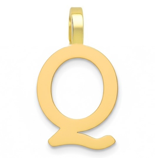[5000Q] COLGANTE INICIAL LETRA "Q" .10MM
