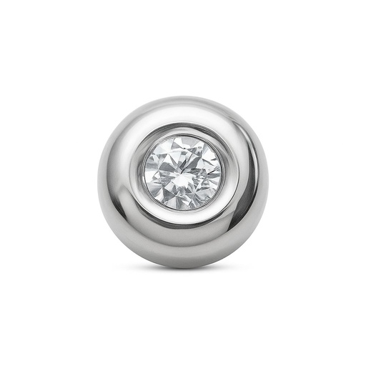 [B4128/G] CHATON 4.5MM BRILLANTE DE 2MM 0.03 CT H-SI.