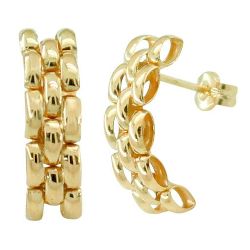 [5828] PENDIENTES PANTER 17x5MM.PRESION.