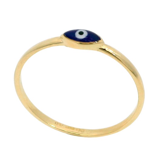 [5329] ENAMEL DEVIL EYE RING.