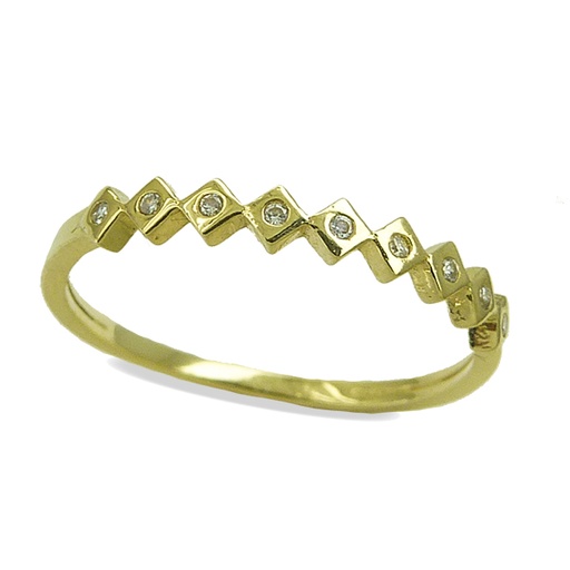 [4177] RHOMBUS AND CZ RING.