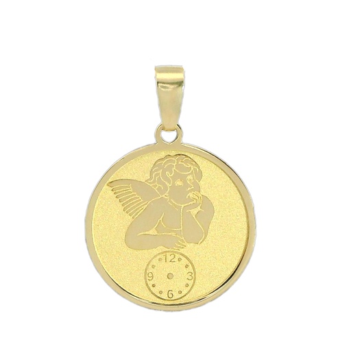 [5953] 14MM CHEEKY CHERUB MEDAL