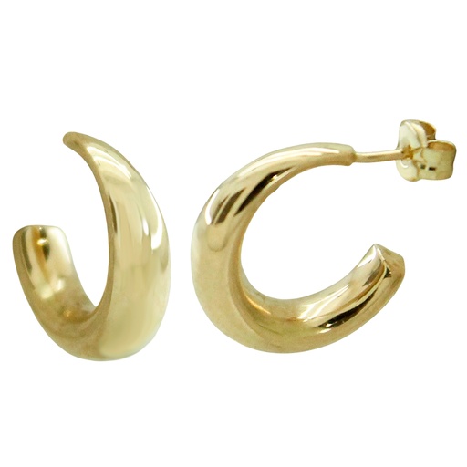 [5847/2] 19x4MM HOOP EARRINGS.