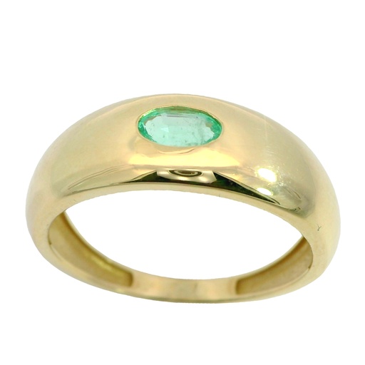 [5964/SE] 5x3MM OVAL EMERALD RING.