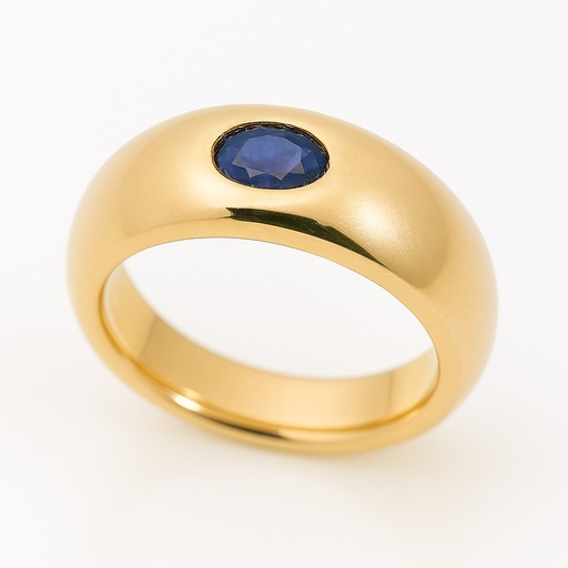 [5964/SZ] 5x3MM OVAL SHAPPIRE RING