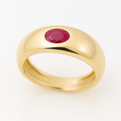 [5964/SR] 5x3MM OVAL RUBI RING.