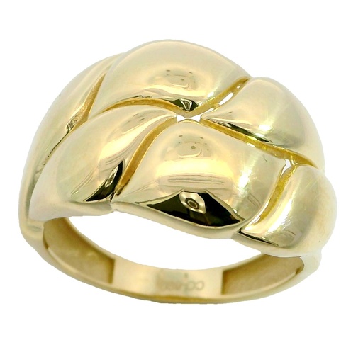 [5995] 15MM GOLD PLAIN RING