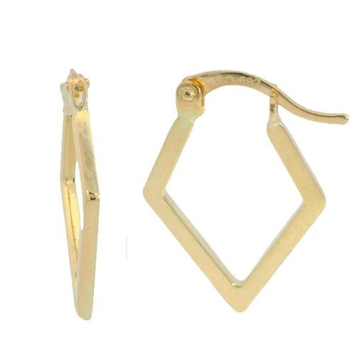 [00047] RHOMBUS HOOP EARRINGS.