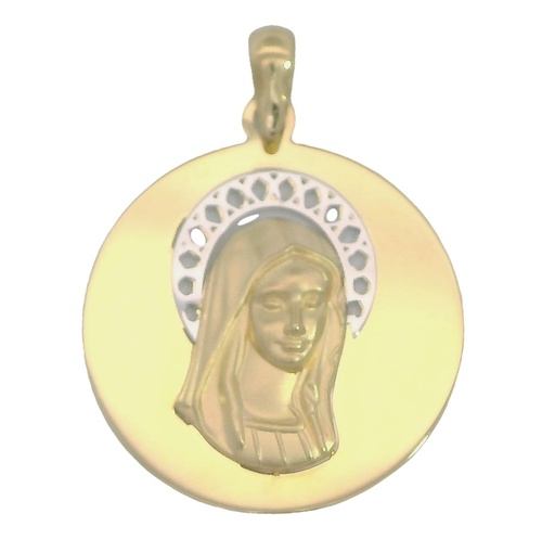 [00060] MEDALLA REDONDA VIRGEN NIÑA 19MM (copia)