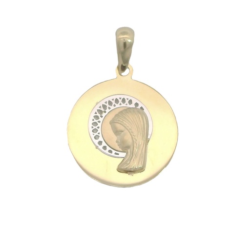 [00061] 14MM ROUND VIRGIN MEDAL