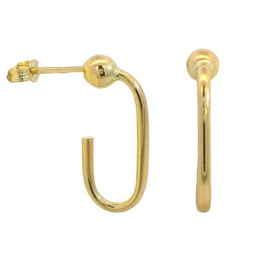 [00068] 18x1'5MM HOOP EARRINGS WITH BALLS.