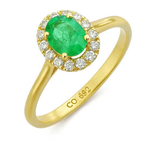 [B4187E] SORTIJA CUAJO BRILLANTES 0.18 CT TW  H-SI (copia)