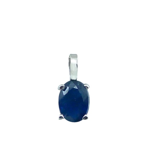 [5440/CZB] 6x4MM OVAL SAPPHIRE PENDANT.0.53 CT
