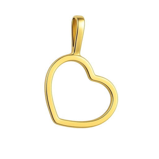 [3955/1] 12MM PLAIN HEART  PENDANT.