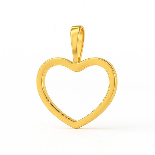 [3955/2] 12MM PLAIN HEART  PENDANT.