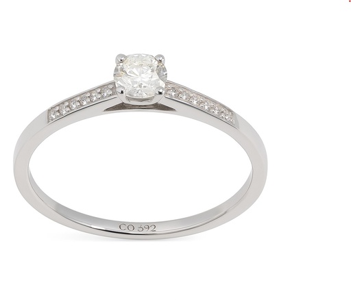 [B4192/0.14] SORTIJA CUAJO BRILLANTES SI1-H .0.26 CT TW. (copia)