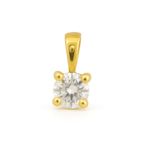 [B4122/C/0.05] COLGANTE GARRA FUNDICION  3MM.BRILLANTE H-SI 1.  0.12CT (copia)