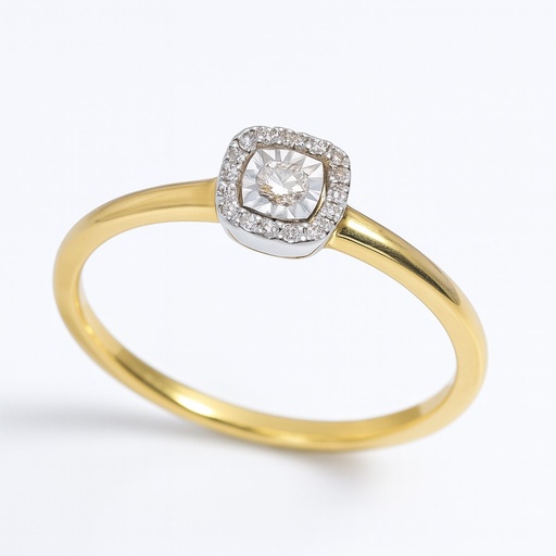 [B4192/0.11] SORTIJA  BRILLANTES DI 1RD 0.04 CT  SI-H 18 SC 0.04 (copia)