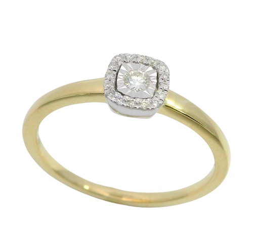 [B4192/0.11] SORTIJA  BRILLANTES DI 1RD 0.04 CT  SI-H 18 SC 0.04 (copia)