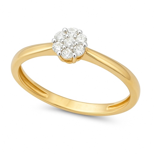 [B4205/0.11] SORTIJA  BRILLANTES DI 12 RD 0.06 CT DI 1 RD SI-H 0.01 DI 8RD 0.03 CTS (copia)