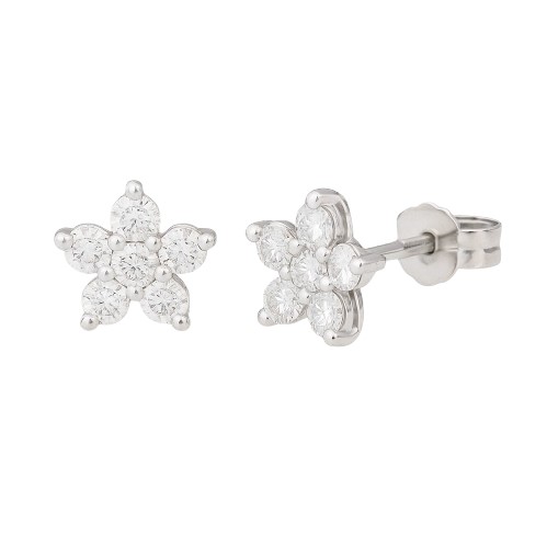 [B4206P/0.50] PENDIENTES BRILLANTES Di 2 RD 0.09 DI 28 RD SI H 0.09 CT.TW (copia)