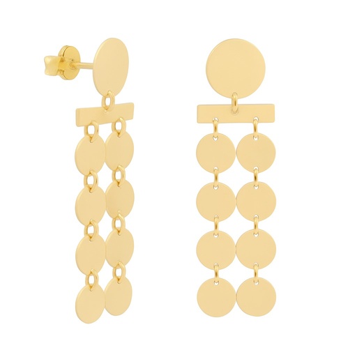 [00143] PENDIENTES LARGOS 28x8MM CON CIRCULOS.PRESION