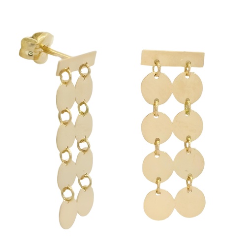 [00144] PENDIENTES LARGOS 20x8MM CON CIRCULOS.PRESION