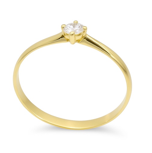 [B4212/11] 3MM DIAMOND SOLITAIRE RING.QUALITY VS.COLOR H.0.11CT TW