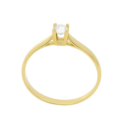 [B4213/11] 3MM DIAMOND SOLITAIRE RING.QUALITY VS.COLOR H.0.11 CT