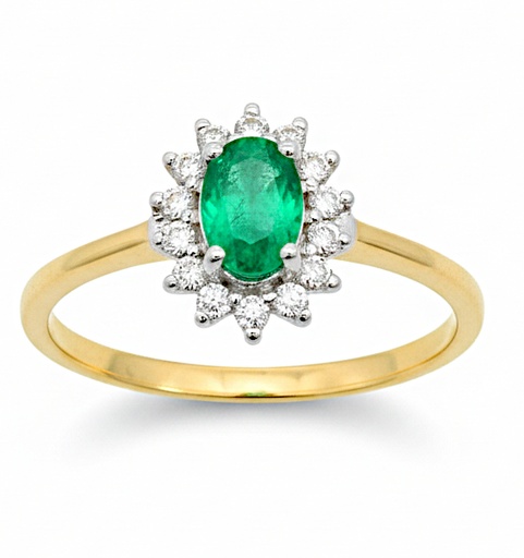 [B4217/SE] SORTIJA 1 ZAFIRO OVAL 0.60CT BRILLANTES 0.15 CT TW (copia)