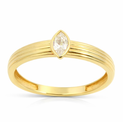 [9K0047] 5x3MM MARQUISE CZ RING. 9 KARAT