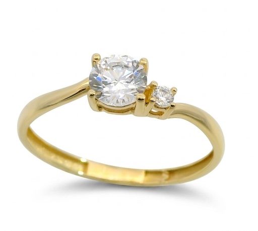 [9K00224S] 5MM ROUND CZ RING