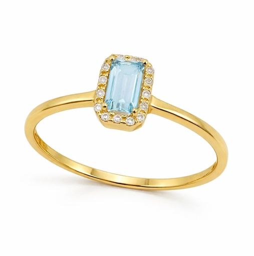 [00194SA] SORTIJA CIRCONITAS Y AGUAMARINA RECTANGULAR 5x3 MM