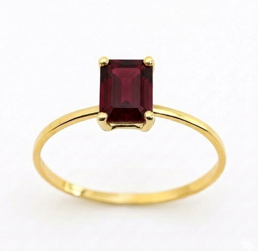 [3974/SR] 7x5MM RUBI RING.